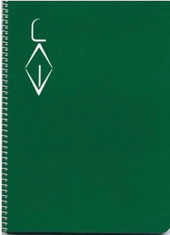 Cuaderno espiral 100 hojas 4º cuadricula 6 x 6 con margen Artesanal