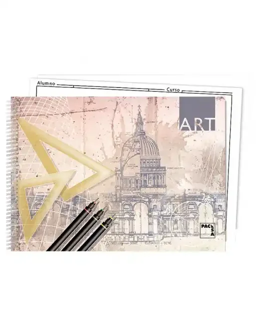 De Moda PACSA BLOC DIBUJO 20H FOLIO PROLONGADO CON RECUADRO – 18848