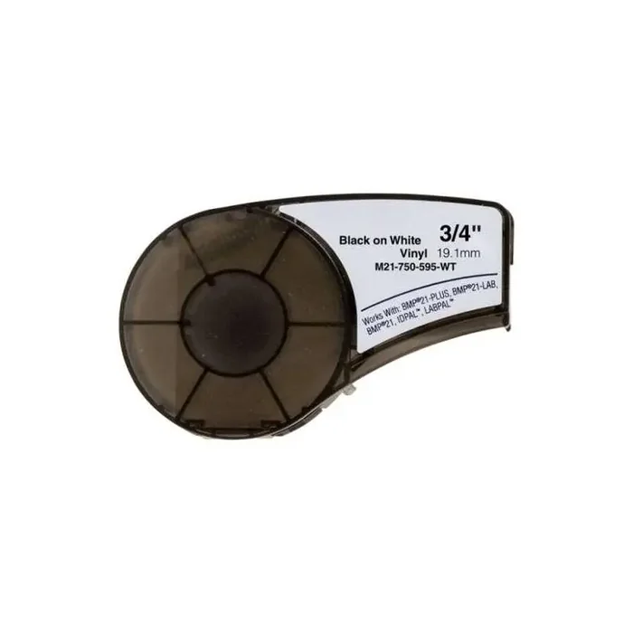 Descuento Brady bmp21 Negro/Blanco Etiquetas De Vinilo Genericas m21-750-595-Wt