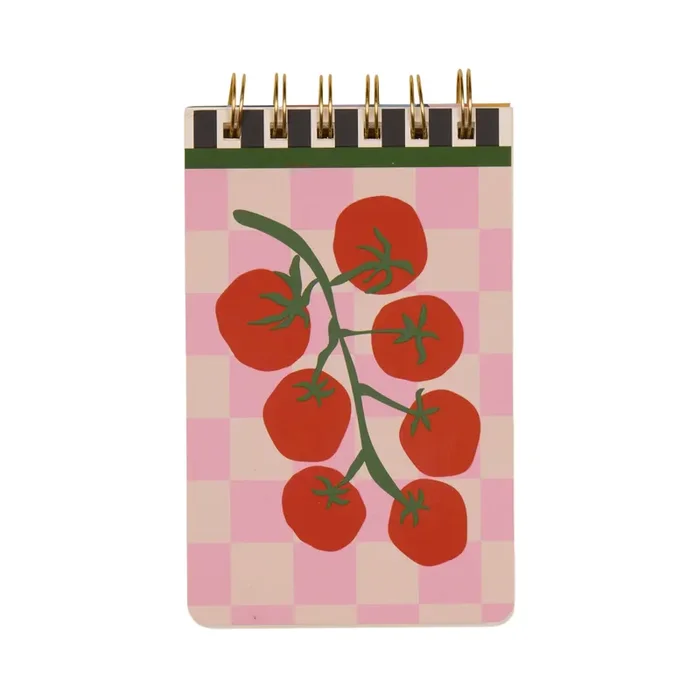 Designworks Ink – A Dopo Tomato Twin Wire Notepad – Bloc de notas A6 (8,9 x 14,6 cm)