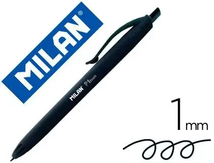 Directo De Fábrica Boligrafo milan p1 retractil 1 mm touch negro