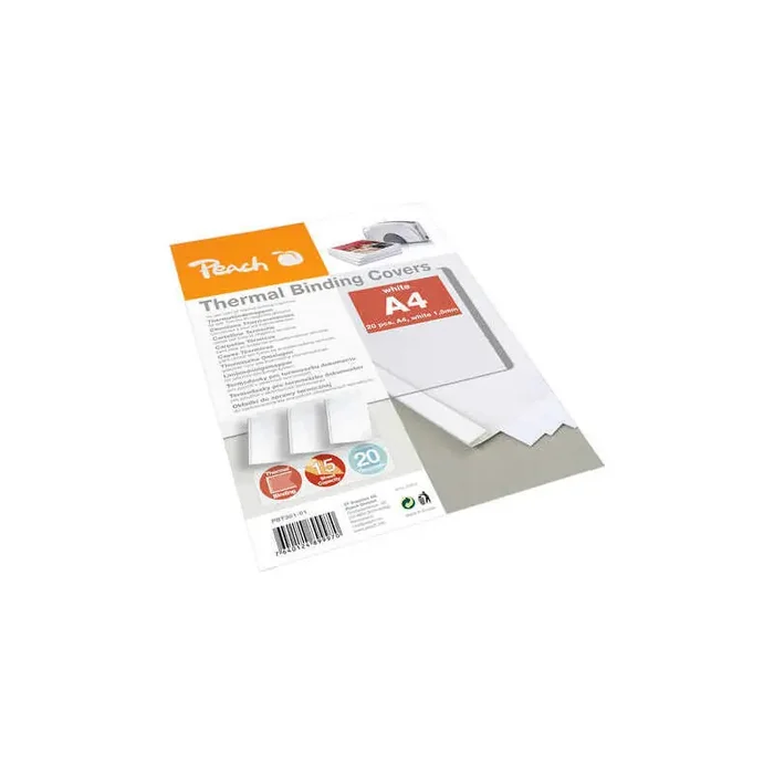 Directo De Fábrica Carpetas De Encuadernación Térmica Peach Blanco Para 15 Hojas a4 20 Pzs