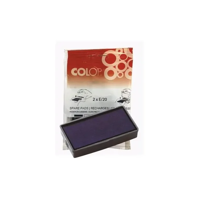 Disponible Ahora Colop Almohadilla E/20 Azul Blister -2u-