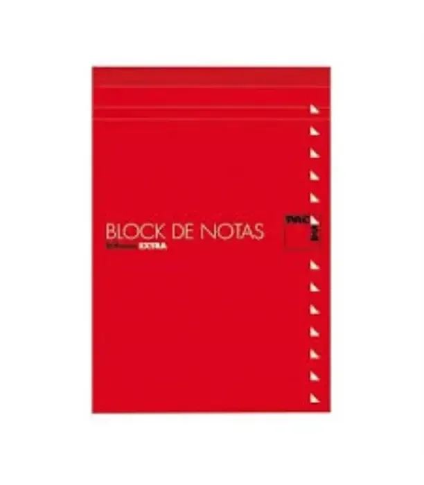 Edición Limitada BLOC DE NOTAS CON TAPA DIECISEISAVO CUADROS PACSA