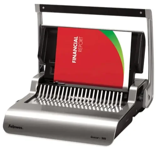 Encuadernadora Canutillos Fellowes Quasar + 500 (Manual) Oferta De Temporada