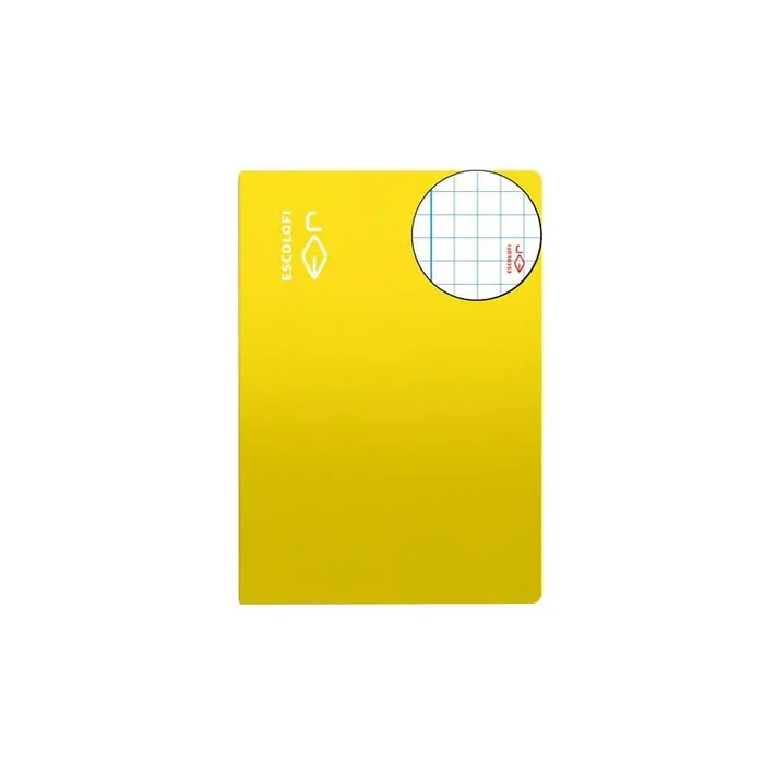 Envío Exprés LIBRETA GRAPADA 50h ESCOLOFI 4º 5×5 CON MARGEN – Amarillo