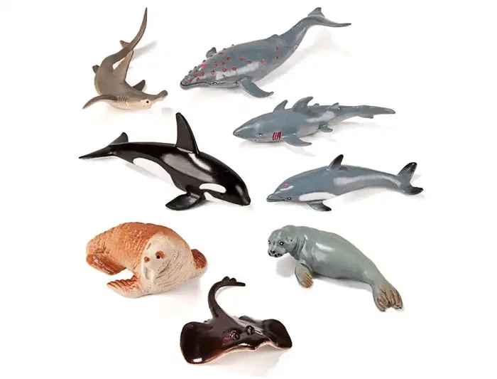 Envío Internacional Set de animales marinos (8 figuras)