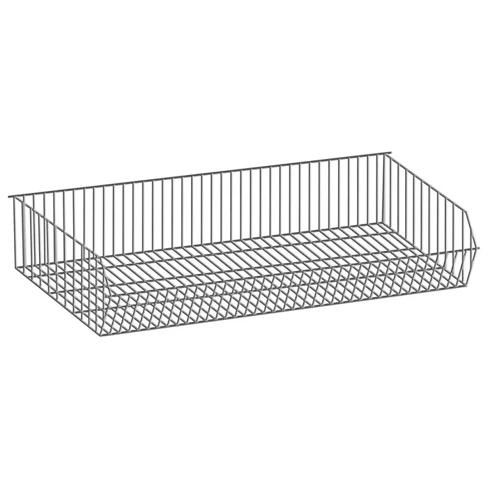 Estantería de cargas pequeñas SCHULTE con cestas de malla, GF, Al x An x P 2.000 x 1.000 x 500 mm, carga por estante 150 kg