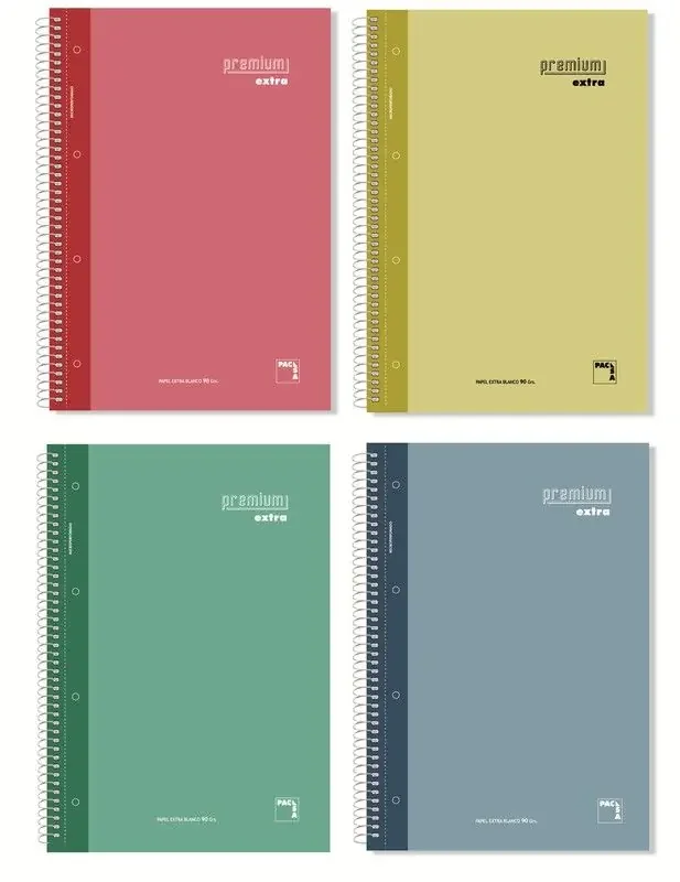Favorito De Clientes Cuaderno espiral 120 hojas A4 5-5, Microperforado