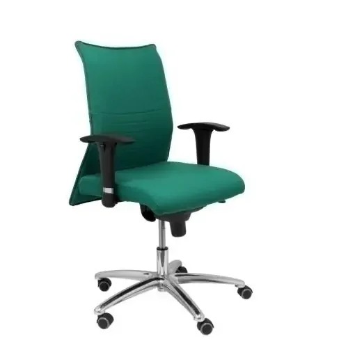 Favorito De Clientes Silla Piqueras y Crespo Albacete Confidente Brazos Cromados Regulables Mecanismo Sincro Asiento y Respaldo Tapizado Bali Verde