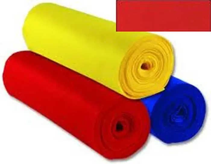 Fieltro rollo 45 cm x 5 m Rojo Económico