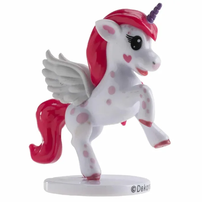 Figura unicornio PVC 8 cm