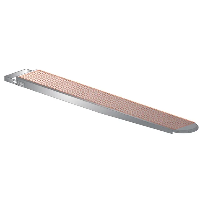 fijación ación de horquilla de poliuretano para horquillas de ancho 120 mm, 1.000 mm de largo