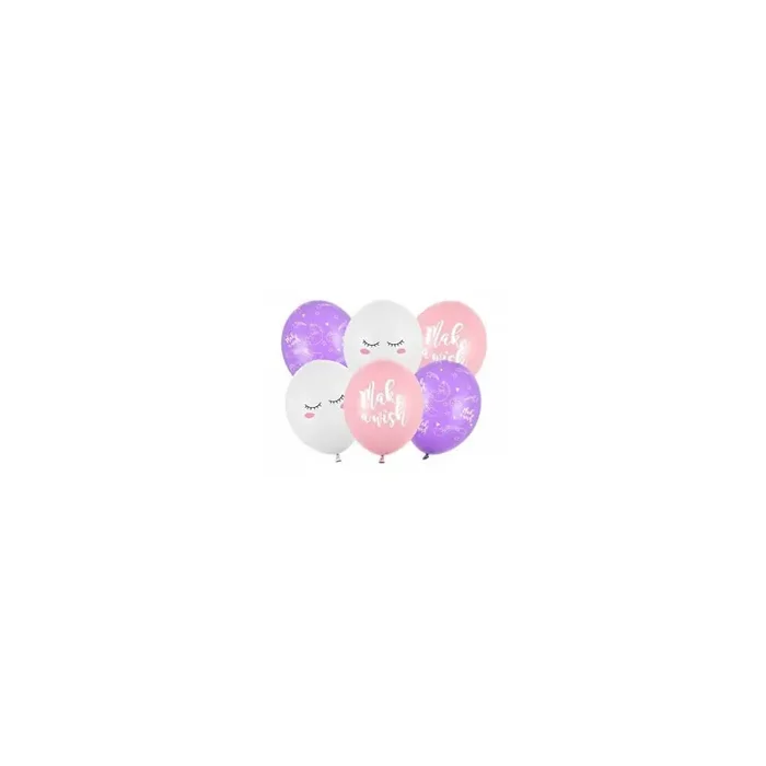 Globos de unicornio x6