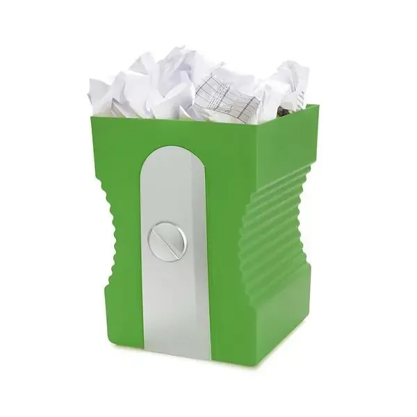 Gran Oferta Papelera Plastico Balvi Afila Verde