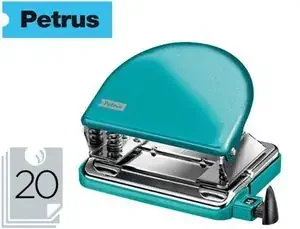 Gran Oferta Taladro Petrus 52 Wow Turquesa Metalizado Capacidad 20 Hojas en Blister
