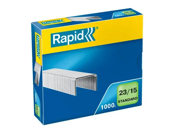 Grapas rapid 23/15 mm galvanizada caja de 1000 unidades Nueva Colección
