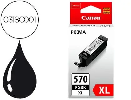 Ink-jet canon pgi-570 xl pixma mg5750 / 6850 / 7750 negro 500 pag Directo De Fábrica