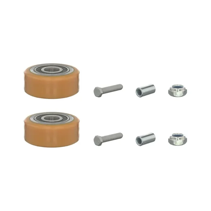 Kit de autoservicio para AntOn de Jungheinrich transpaleta eléctrica PTL 1.5 – cambio de rueda de apoyo, 9 piezas