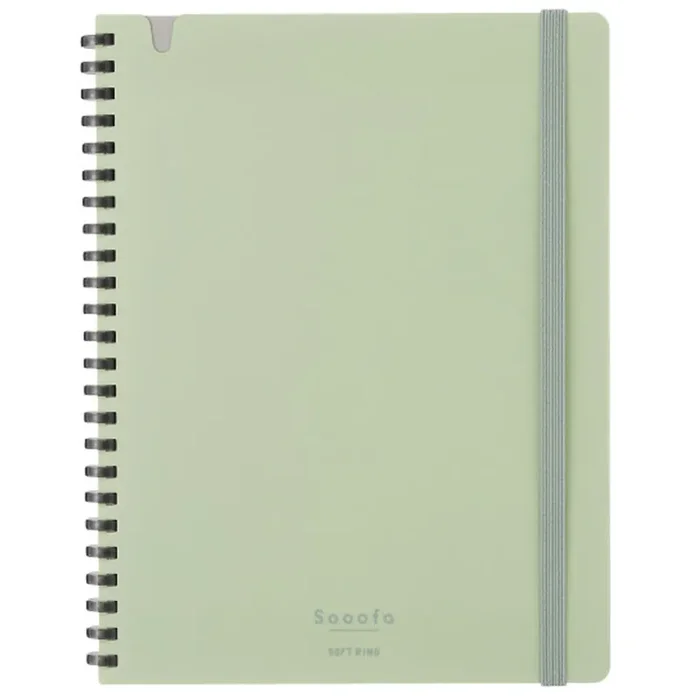 Kokuyo – Cuaderno Soft Ring Sooofa – Cuadros A5 – Verde