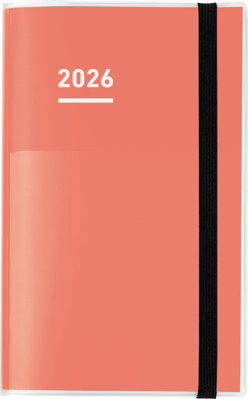 Kokuyo JIBUN TECHO – Agenda Semanal 2026 – FirstKit Rojo – A5 Slim