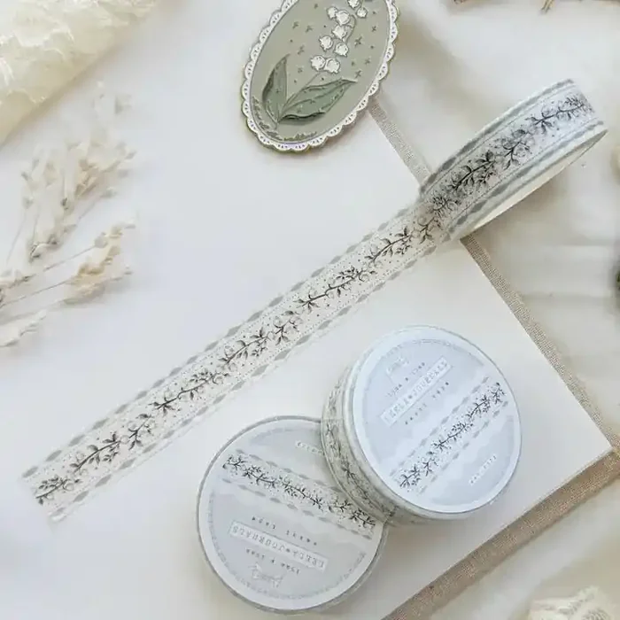 Leela Journals – Washi Tape 15mm – Lily of the Valley
