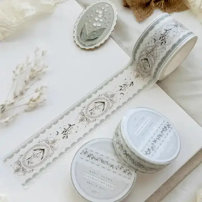 Leela Journals – Washi Tape 30mm – Lily of the Valley