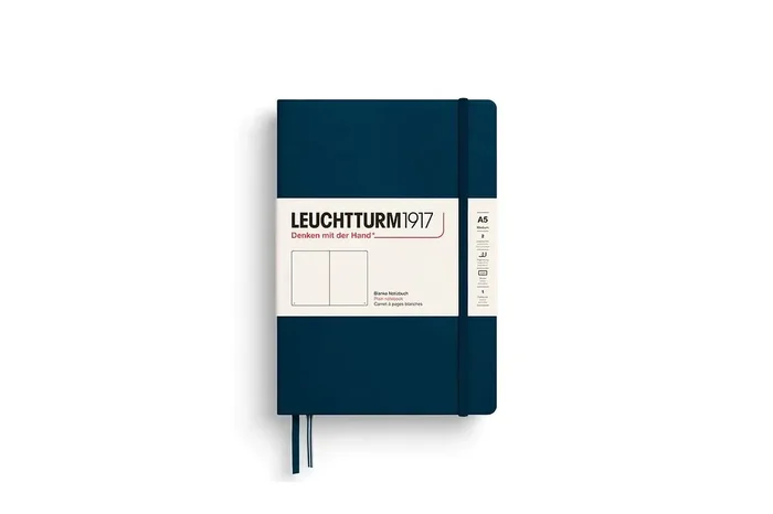 LEUCHTTURM1917 Notebook (A5) Medium Hardcover Dotted Deep Sea