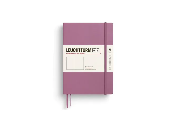 LEUCHTTURM1917 Notebook (A5) Medium Hardcover Dotted Dusty Rose