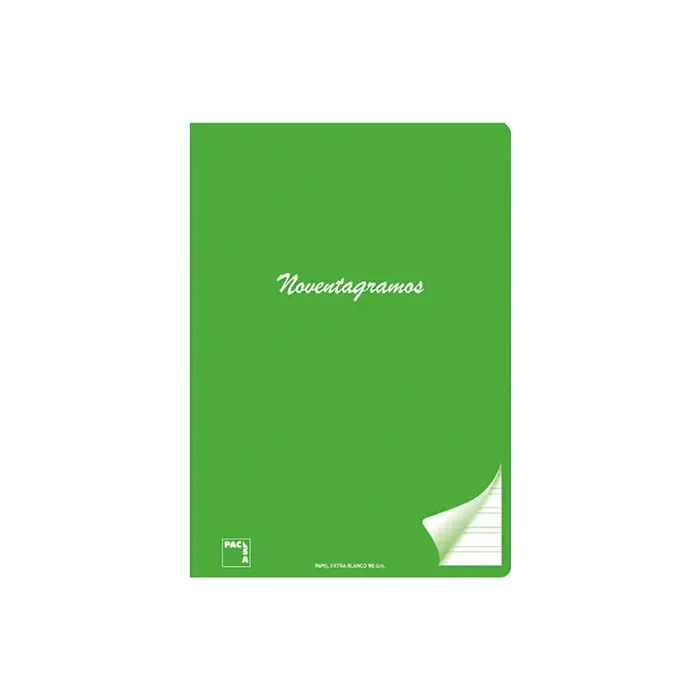 LIBRETA GRAPADA PACSA NOVENTAGRAMOS 48h A4 PAUTA 2,5 CON MARGEN Original