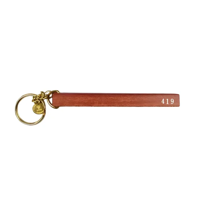 LLAVERO DE MADERA PARA HOTEL SATINADO