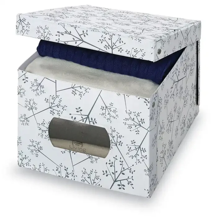 Lujoso Caja Guarda Ropa Vinilo Xl Bon Ton 42X50X31Cm