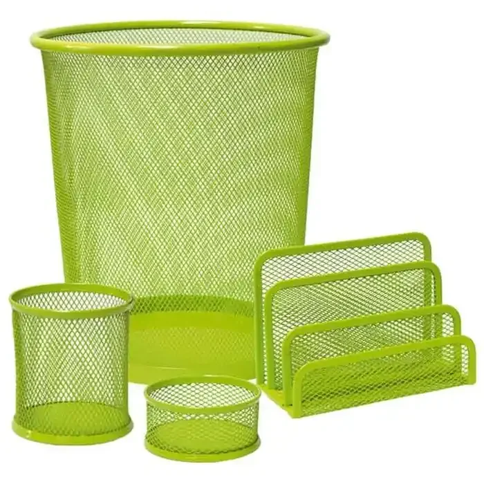 Lujoso Set de Escritorio 4 Piezas Plus Office Verde