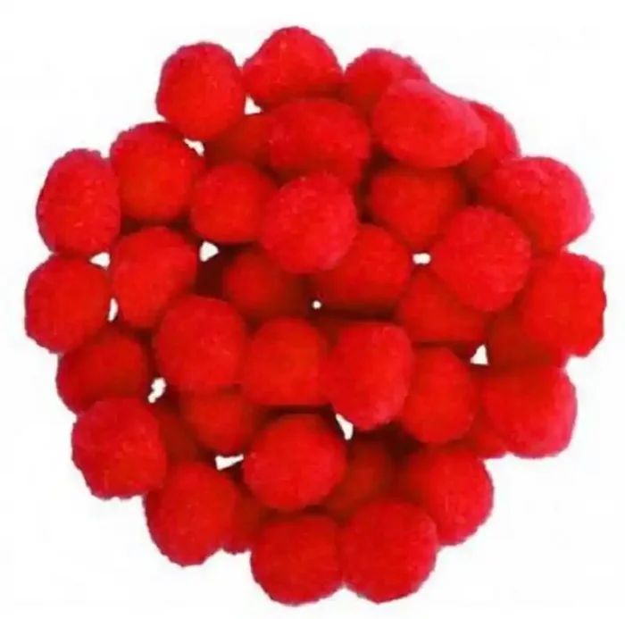 Máxima Calidad Pompones rojos Ø 20 mm