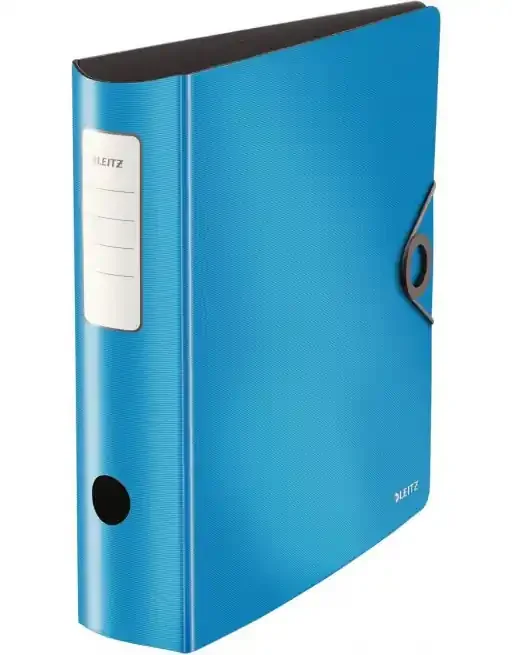 Mayoreo LEITZ ARCHIVADOR PALANCA ACTIVE SOLID FABRICADO EN POLIFOAM LIGERO A4 82MM AZUL 10471030