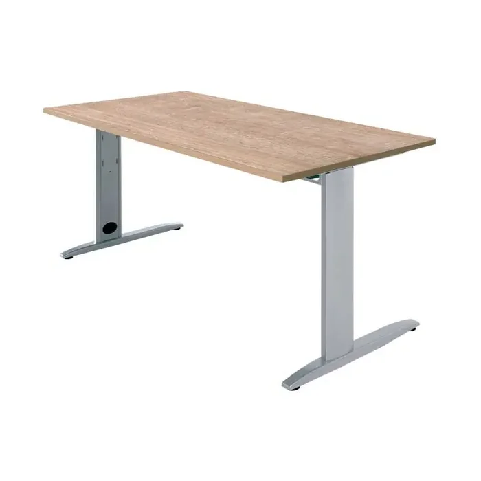 MESA OPERATIVA CARVING 200x80cm ESTRUCTURA METÁLICA ALUMINIO – Olmo Solo Por Tiempo Limitado