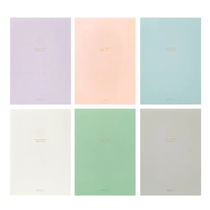 Midori – A5 Paper Pad Color Dot Grid – Bloc de Notas Malla de Puntos A5 varios colores (14,8 x 21cm)