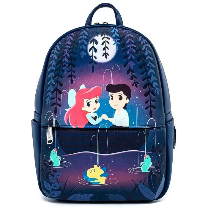 Mochila Gondola La Sirenita Disney Loungefly 31cm Mayoreo