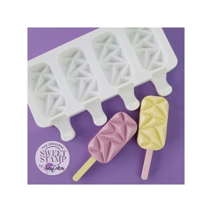 Molde de helado geométrico