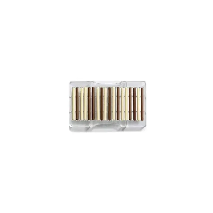 Molde de policarbonato para cigarros para chocolate.