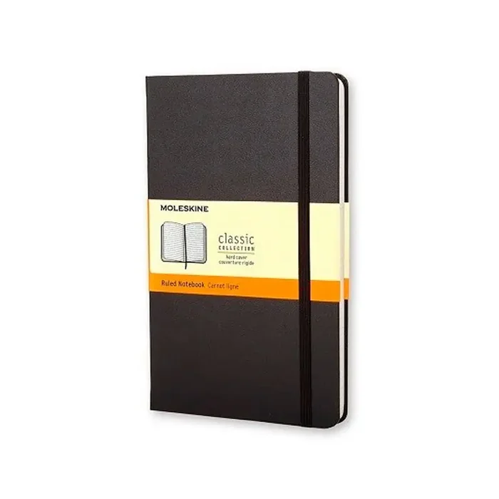 Moleskine Classic Pocket Rayas Negro Marca Reconocida