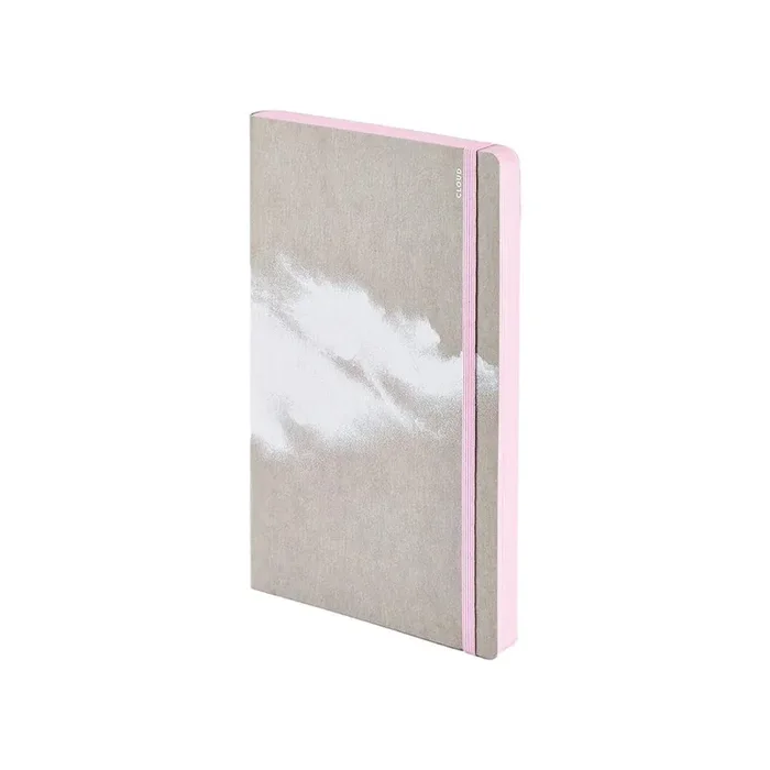Nuuna – Cloud Pink – Cuaderno Páginas de Nubes Rosas A5 (13,5 x 20 cm)