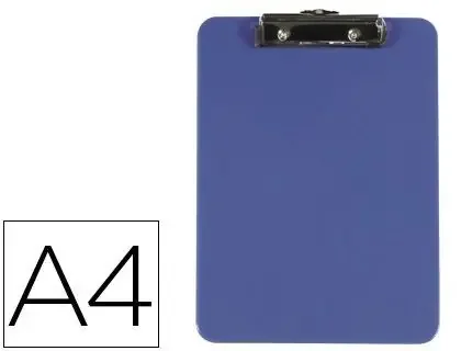 Oferta De Temporada Portanotas Q-Connect Plastico Din A4 Azul 3 Mm