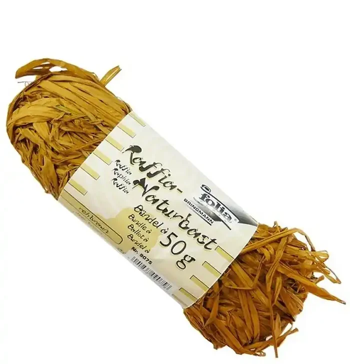 Oferta De Temporada Rafia Natural, Marrón 50 gr.