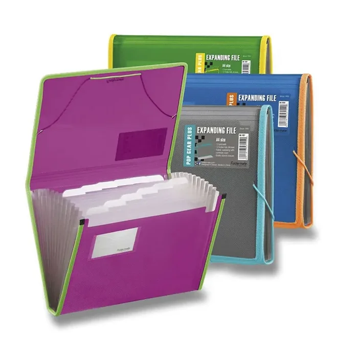 Oferta Flash Carpeta Clasificadora FOLDERMATE Pop Gear, Din-A4 Gomas