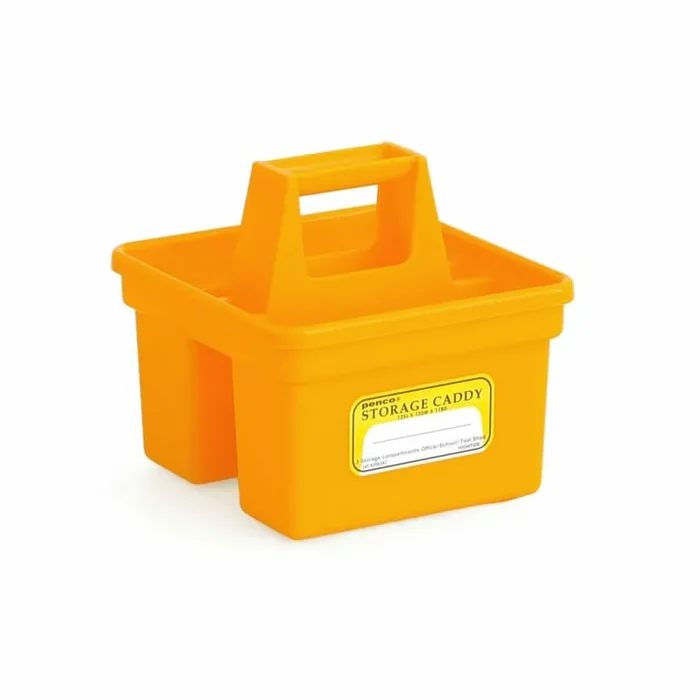 Organizador de almacenamiento pequeño amarillo