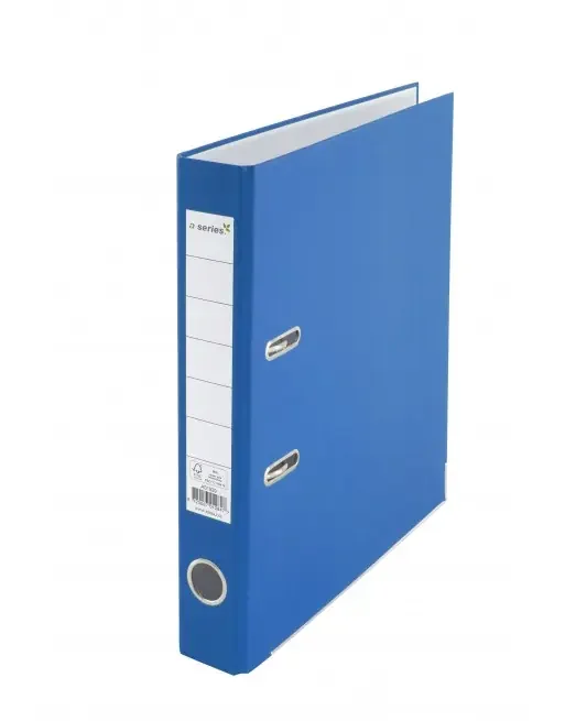 Original A – SERIES ARCHIVADOR PALANCA FORRADO EN PAPEL A4 50MM CARTON AZUL AS1539