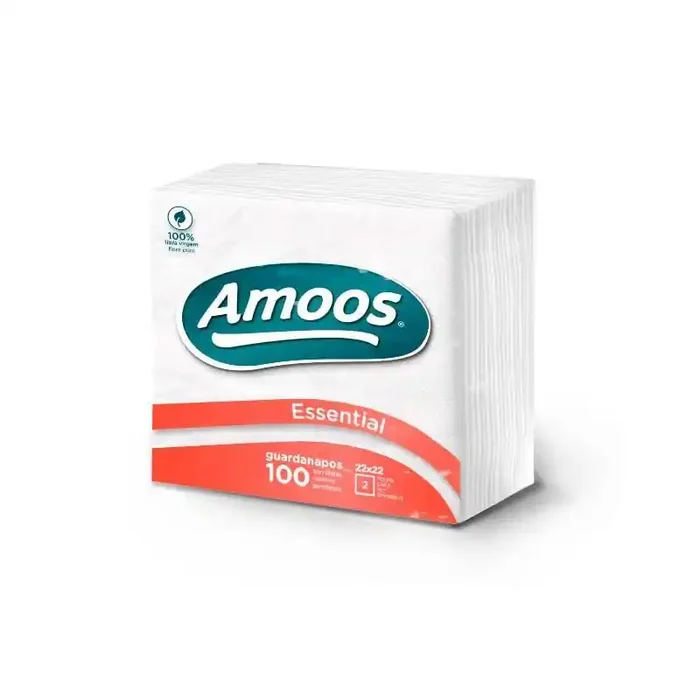 PACK 100 SERVILLETAS AMOOS ESSENTIAL 22x22cm Pedido Al Por Mayor