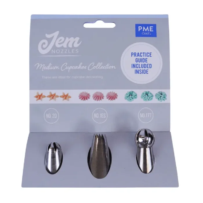 Pack 3 douilles moyens cupcakes JEM