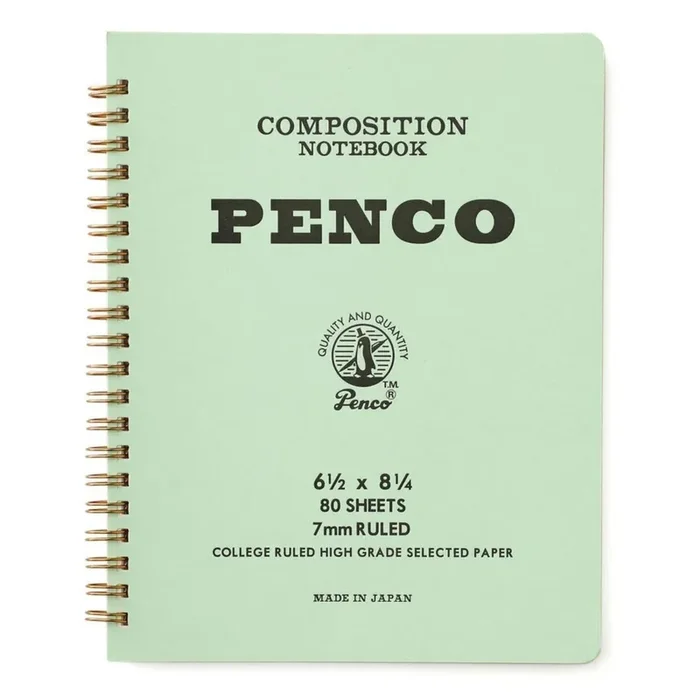 Penco – Coil Notebook L – Cuaderno Mint Rayado B5 (17,4 x 21 cm)
